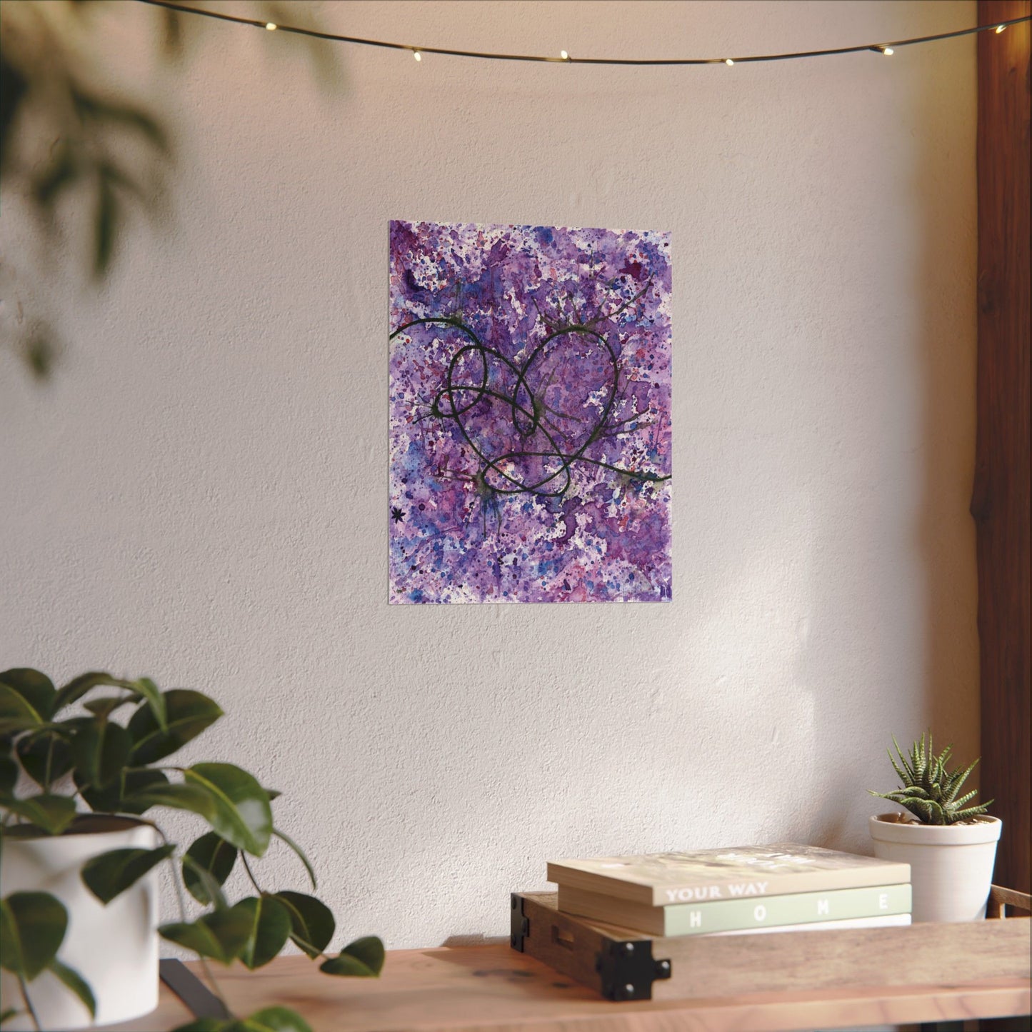 BTS Love Yourself : Answer Watercolor Painting - Textured Watercolor Matte Posters