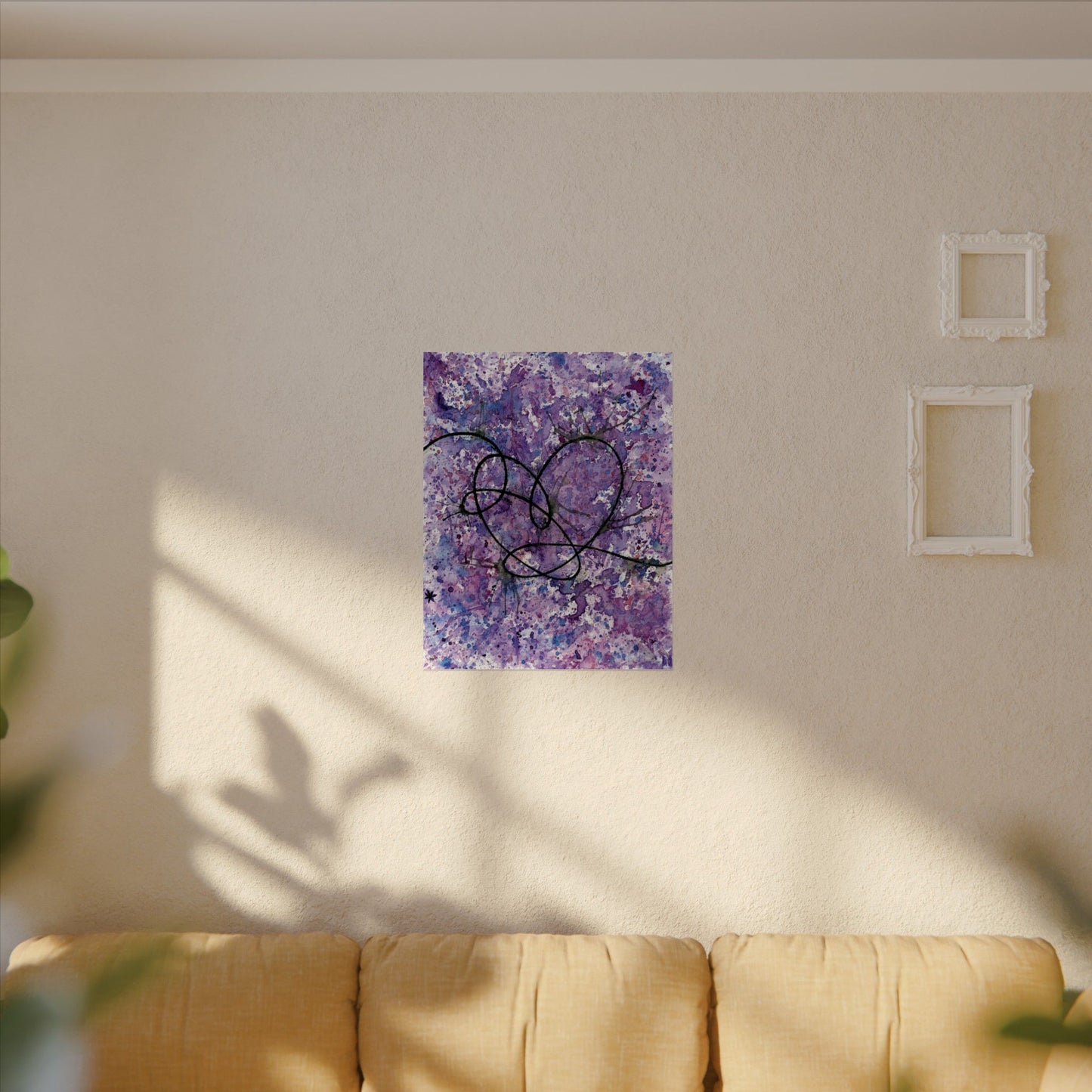 BTS Love Yourself : Answer Watercolor Painting - Textured Watercolor Matte Posters