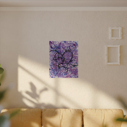BTS Love Yourself : Answer Watercolor Painting - Textured Watercolor Matte Posters