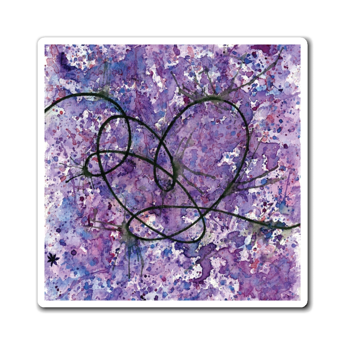 BTS Love Yourself : Answer Watercolor Painting - Magnets