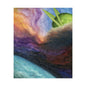 Traveling Through Uncharted Galaxies Watercolor Painting - Textured Watercolor Matte Posters