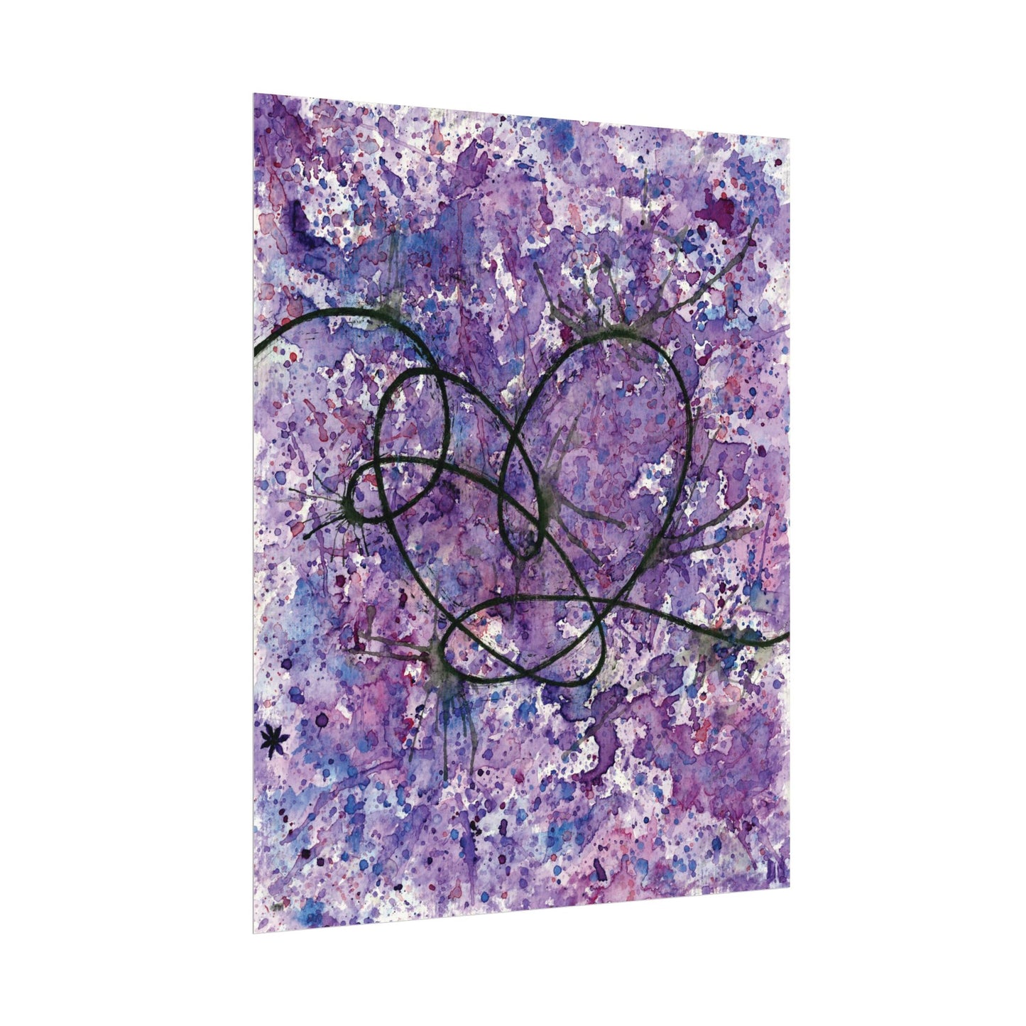 BTS Love Yourself : Answer Watercolor Painting - Textured Watercolor Matte Posters