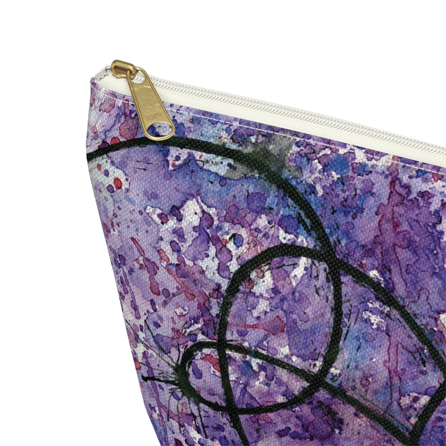 BTS Love Yourself : Answer Watercolor Painting - Zipper Closure Accessory Pouch w T-bottom (2 Sizes)