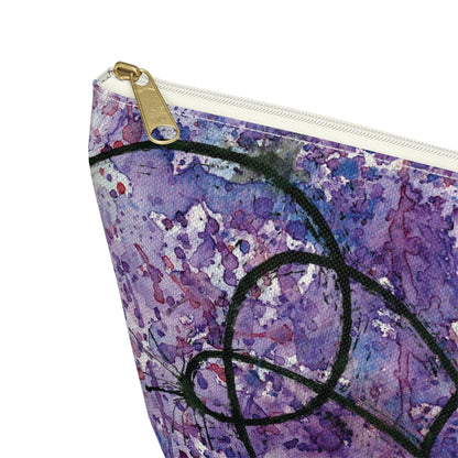 BTS Love Yourself : Answer Watercolor Painting - Zipper Closure Accessory Pouch w T-bottom (2 Sizes)