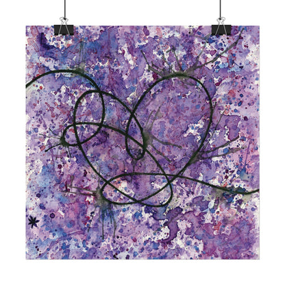 BTS Love Yourself : Answer Watercolor Painting - Textured Watercolor Matte Posters