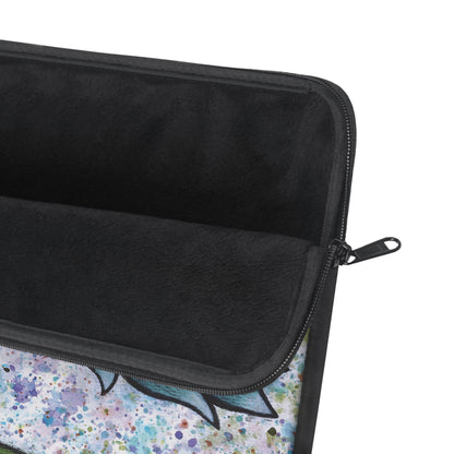 Grow. Thrive. F*ck The Patriarchy. Lotus Watercolor Painting - Plush Fleece Interior Laptop Sleeve