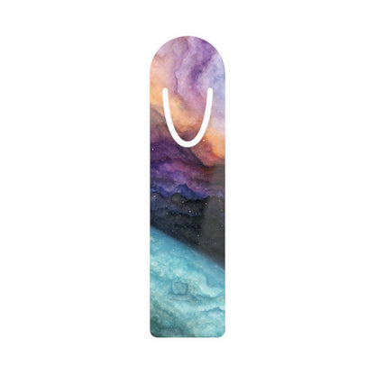 Traveling Through Uncharted Galaxies Watercolor Painting - Bookmark (Version 1)