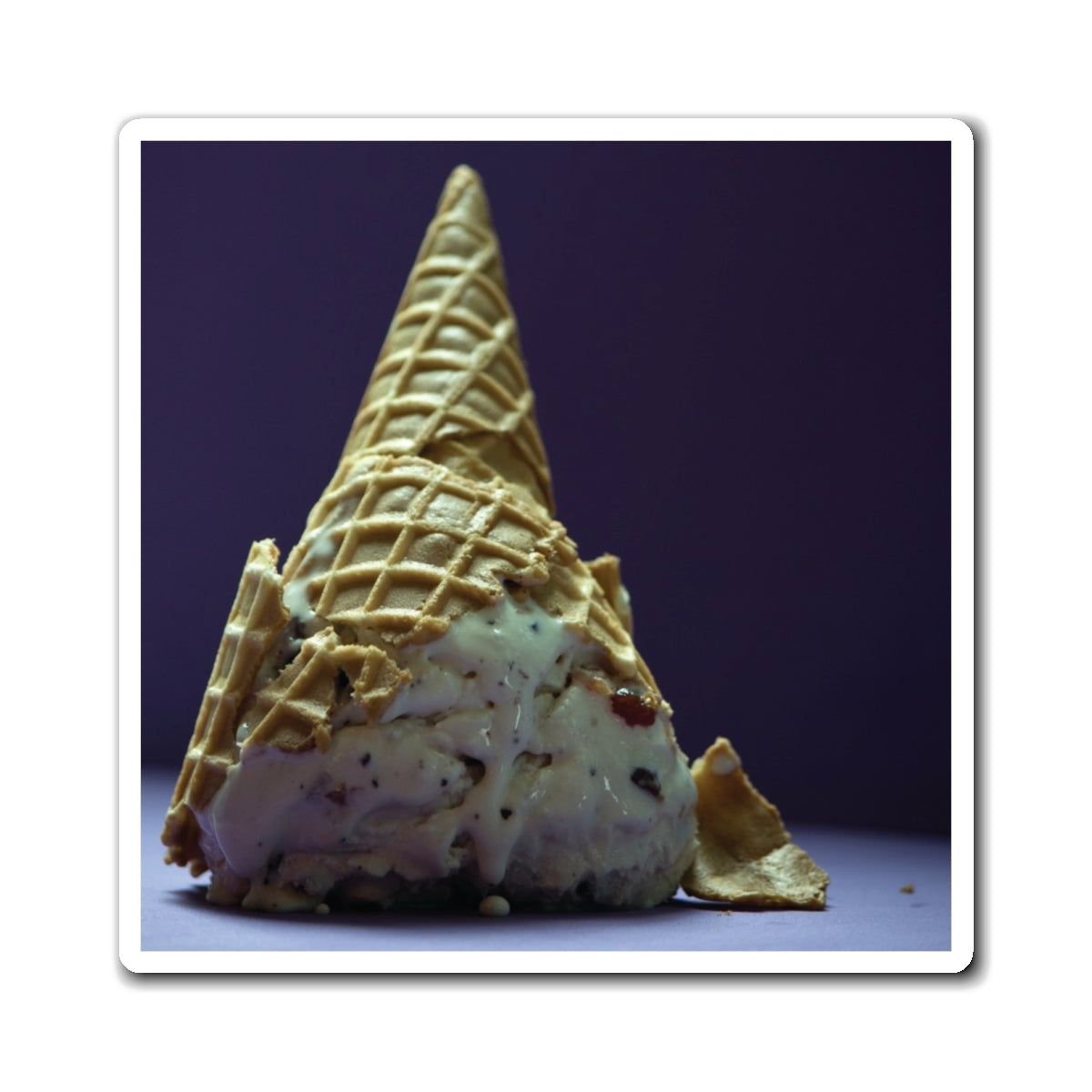 It's Melting Away Ice Cream Photography - Magnets