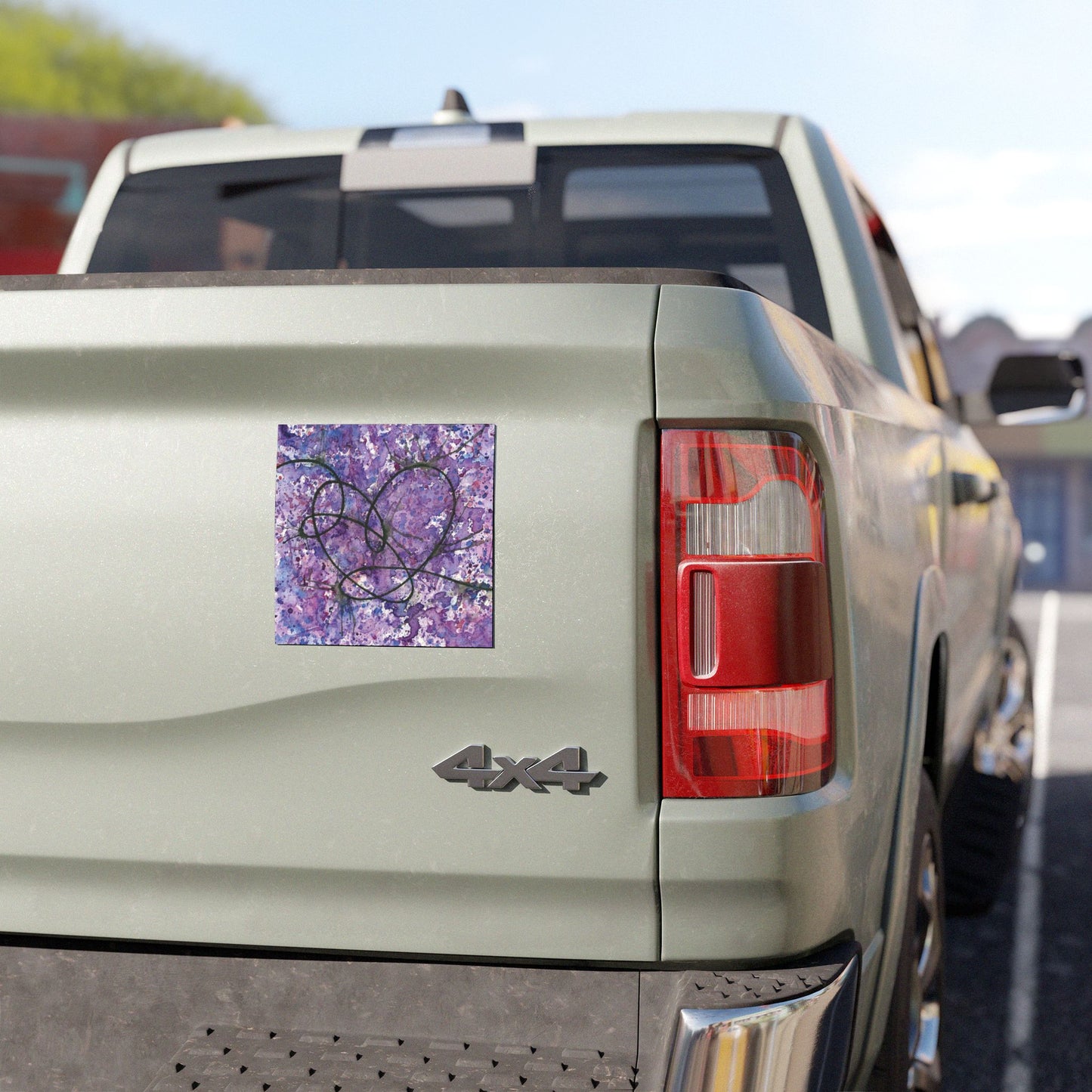 BTS Love Yourself : Answer Watercolor Painting - 5x5 Car Magnets