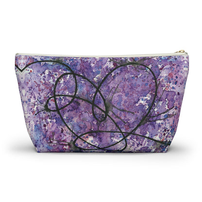 BTS Love Yourself : Answer Watercolor Painting - Zipper Closure Accessory Pouch w T-bottom (2 Sizes)