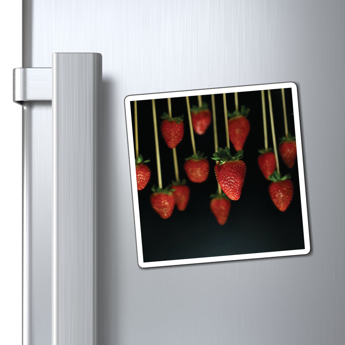 Hanging Strawberries Galore Food Photography - Magnets