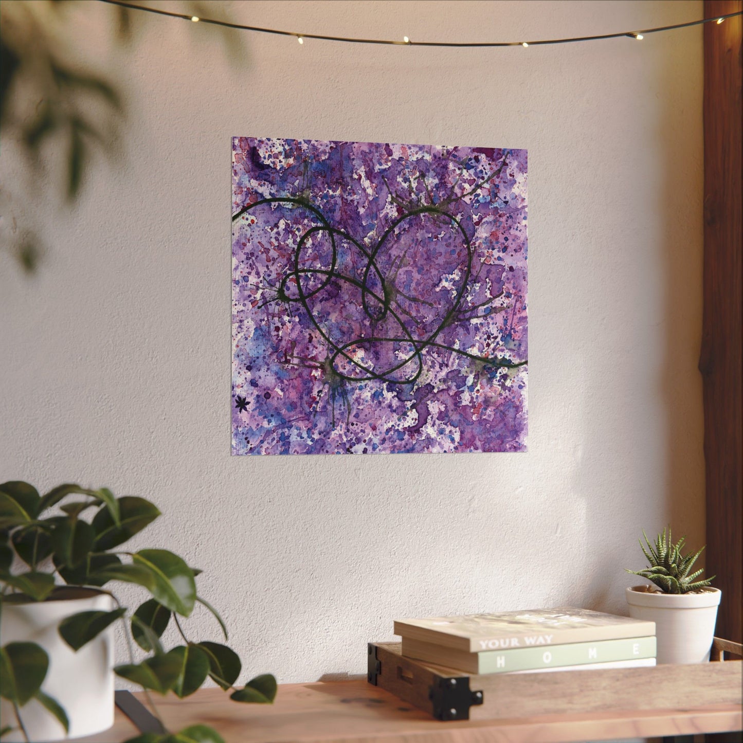 BTS Love Yourself : Answer Watercolor Painting - Textured Watercolor Matte Posters