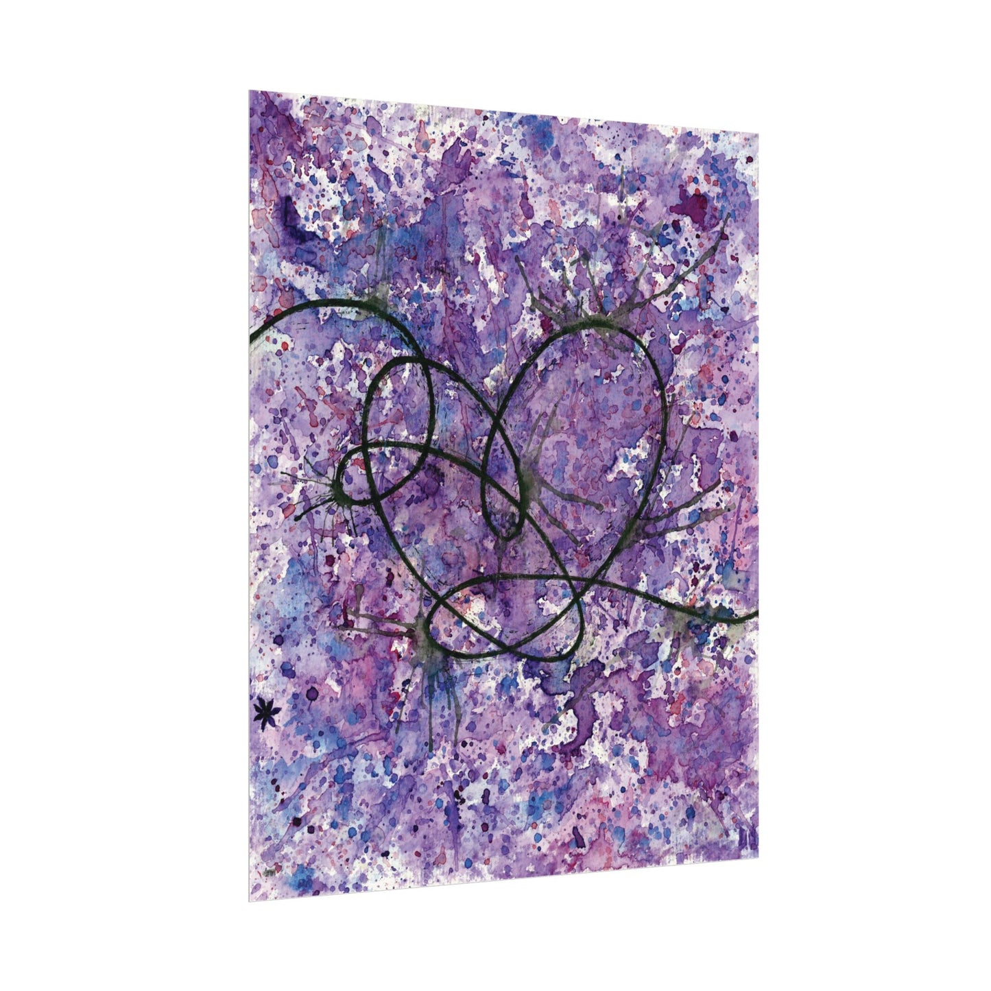 BTS Love Yourself : Answer Watercolor Painting - Textured Watercolor Matte Posters