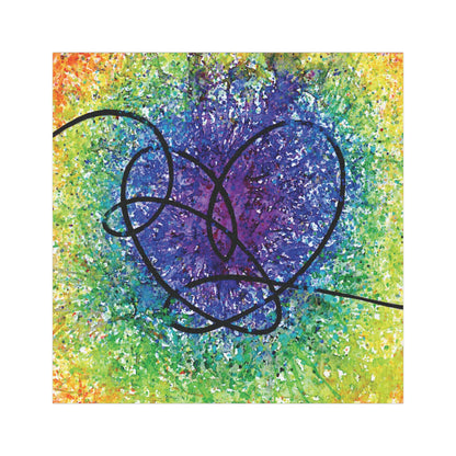 BTS Love Yourself : Answer Watercolor Painting - 5x5 Car Magnets