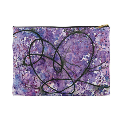 BTS Love Yourself : Answer Watercolor Painting - Zipper Closure Accessory Pouch (2 Sizes)