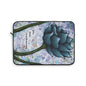 Grow. Thrive. F*ck The Patriarchy. Lotus Watercolor Painting - Plush Fleece Interior Laptop Sleeve