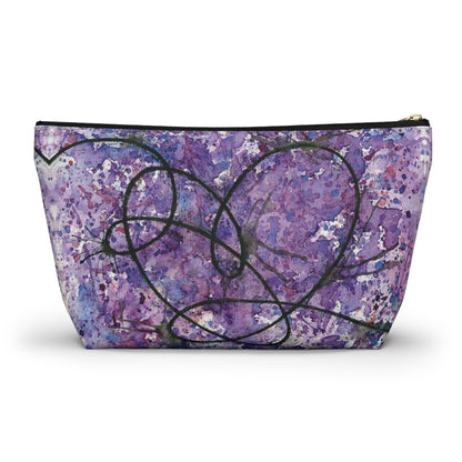 BTS Love Yourself : Answer Watercolor Painting - Zipper Closure Accessory Pouch w T-bottom (2 Sizes)