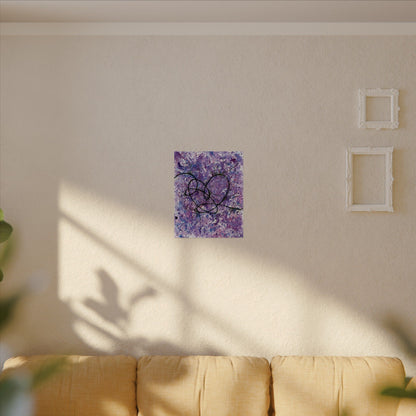 BTS Love Yourself : Answer Watercolor Painting - Textured Watercolor Matte Posters