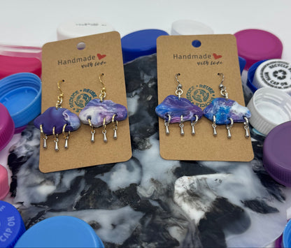 Colorful bottle caps arranged in a circular pattern on a white background